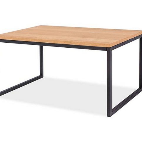 Konferenční stolek GOLA, 45x50x100, dub/černá - Expedo s.r.o.