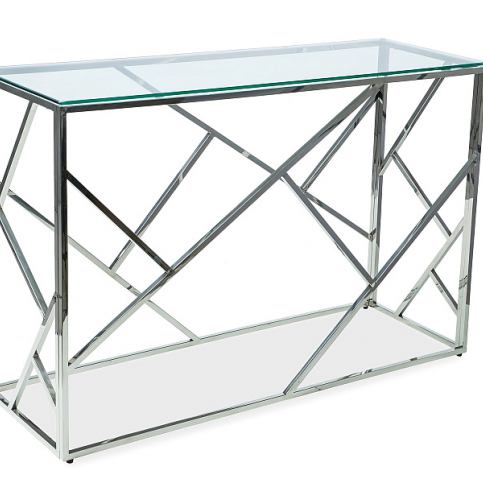 Konferenční stolek KAPPA 3, 78x40x120, sklo/chrom - Expedo s.r.o.