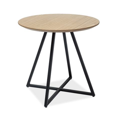 Konferenční stolek VITO, 45x50x50, dub/černá - Expedo s.r.o.