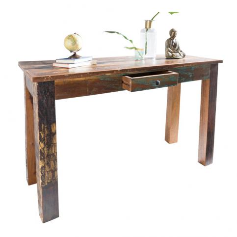 Konzolový stůl z recyklovaného mangového dřeva Skyport KALKUTTA, 120 x 50 cm - Bonami.cz
