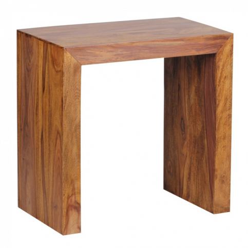 Odkládací stolek z masivního palisandrového dřeva Skyport Nazarena - Bonami.cz