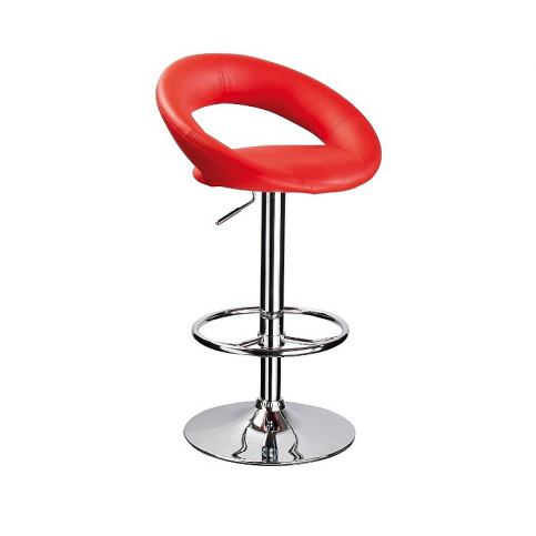 Barová židle COA C-300, 81-102x33x39, červená - Expedo s.r.o.