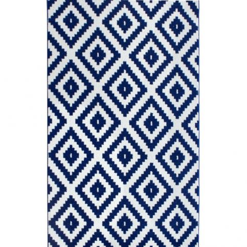 Modro-bílý koberec Merro Mosaic Navy, 120 x 170 cm - Bonami.cz