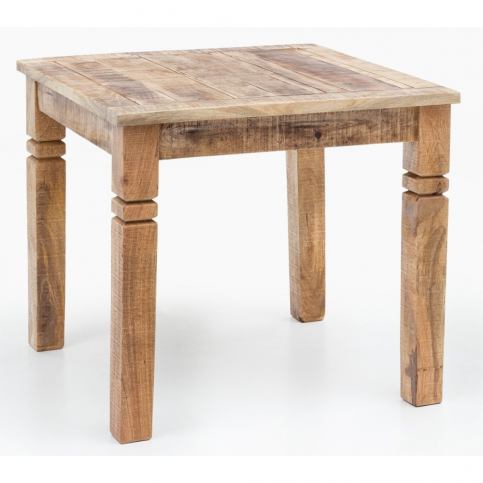 Jídelní stůl z masivního mangového dřeva Skyport RUSTICA, 80 x 80 cm - Bonami.cz
