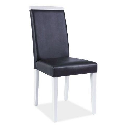 Židle CUTE CD-77, 93x43x40, černá/bílá - Expedo s.r.o.