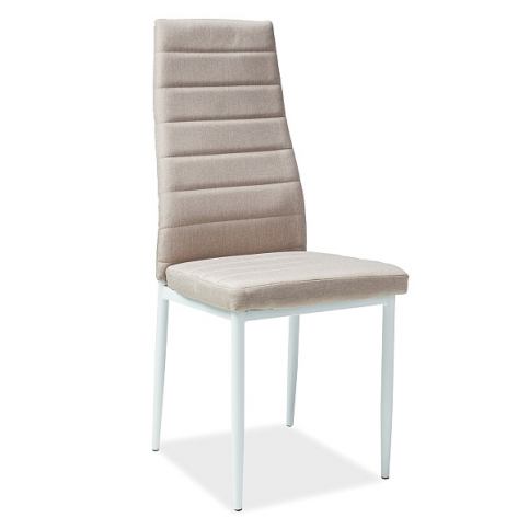 Židle HEAS H-266, 96x40x38, béžová/bílá - Expedo s.r.o.