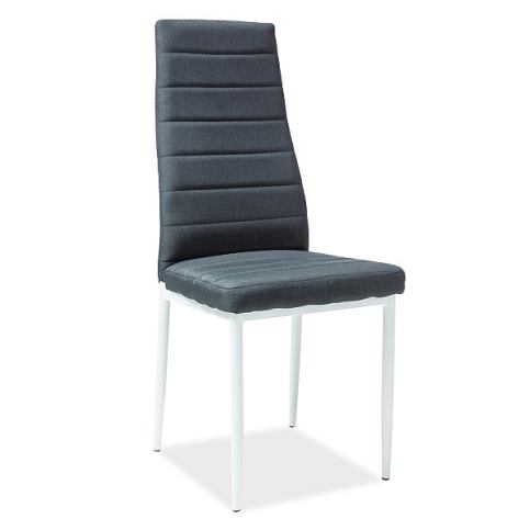 Židle HEAS H-266, 96x40x38, černá/bílá - Expedo s.r.o.
