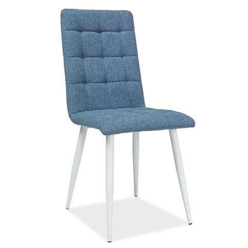 Židle OLO, 94x44x39, modrá/bílá - Expedo s.r.o.