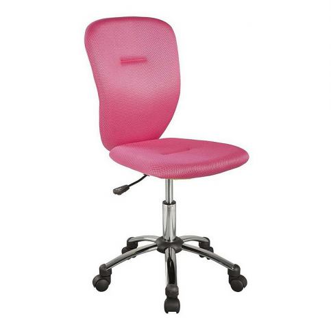 Kancelářská židle COLOR, 83-93x40x40x44-54, růžová - Expedo s.r.o.