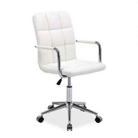 Kancelářská židle FRIDAY, 87-97x51x40x45-55, bílá - Expedo s.r.o.