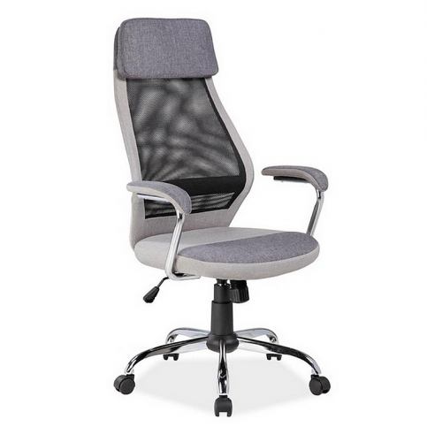 Kancelářská židle PROFIT, 117-127x65x50x47-57, šedá - Expedo s.r.o.