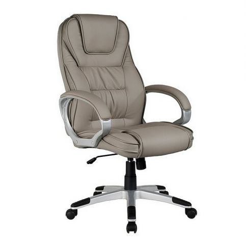 Kancelářská židle QWERTY, 112-120x64x48x49-57, šedá - Expedo s.r.o.