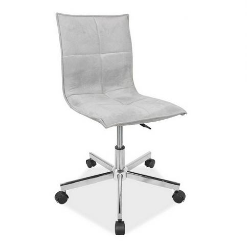 Kancelářská židle SONIC, 80-90x42x40x40-50, šedá - Expedo s.r.o.