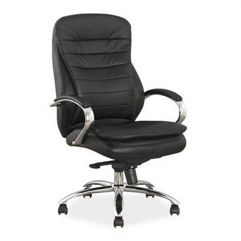 Kancelářská židle WORD, 116-122x65x53x51-57, černá - Expedo s.r.o.