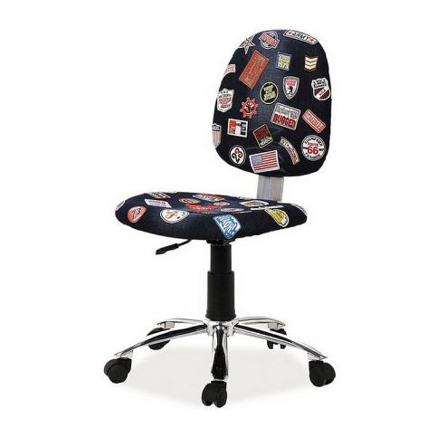 Kancelářská židle ZUNER 1, 85-97x43x47x43-55, černá - Expedo s.r.o.