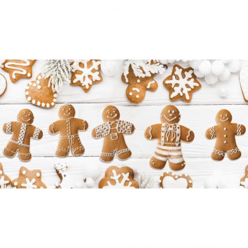 Kuchyňský běhoun Crido Consulting Festive Gingerbreads, délka 100 cm - Bonami.cz