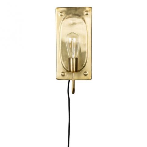 Dutchbone Nástěnná lampa BRODY, brass - Alhambra | design studio