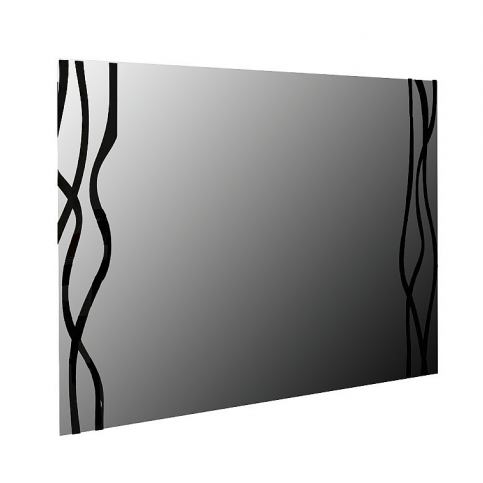 Zrcadlo BORRA, 100x80x2,2, černá - Expedo s.r.o.