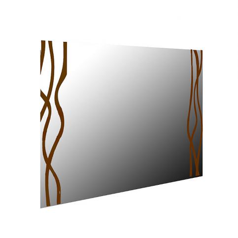 Zrcadlo BORRA, 100x80x2,2, třešeň - Expedo s.r.o.