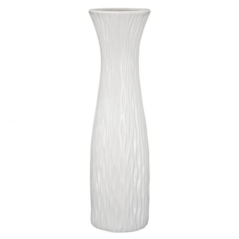 Bílá keramická glazovaná váza Mauro Ferretti, výška 60 cm - Bonami.cz