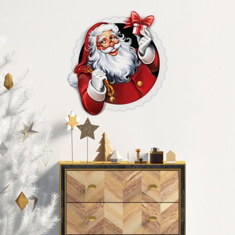 Vánoční samolepka Ambiance Santa Claus Design - Bonami.cz