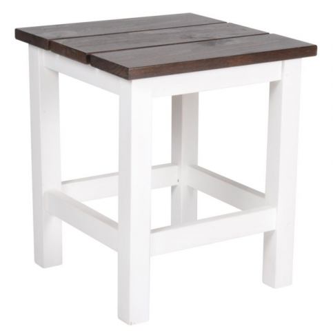 Dřevěná stolička bílá (kód JARO2019 na -20 %) - Favi.cz