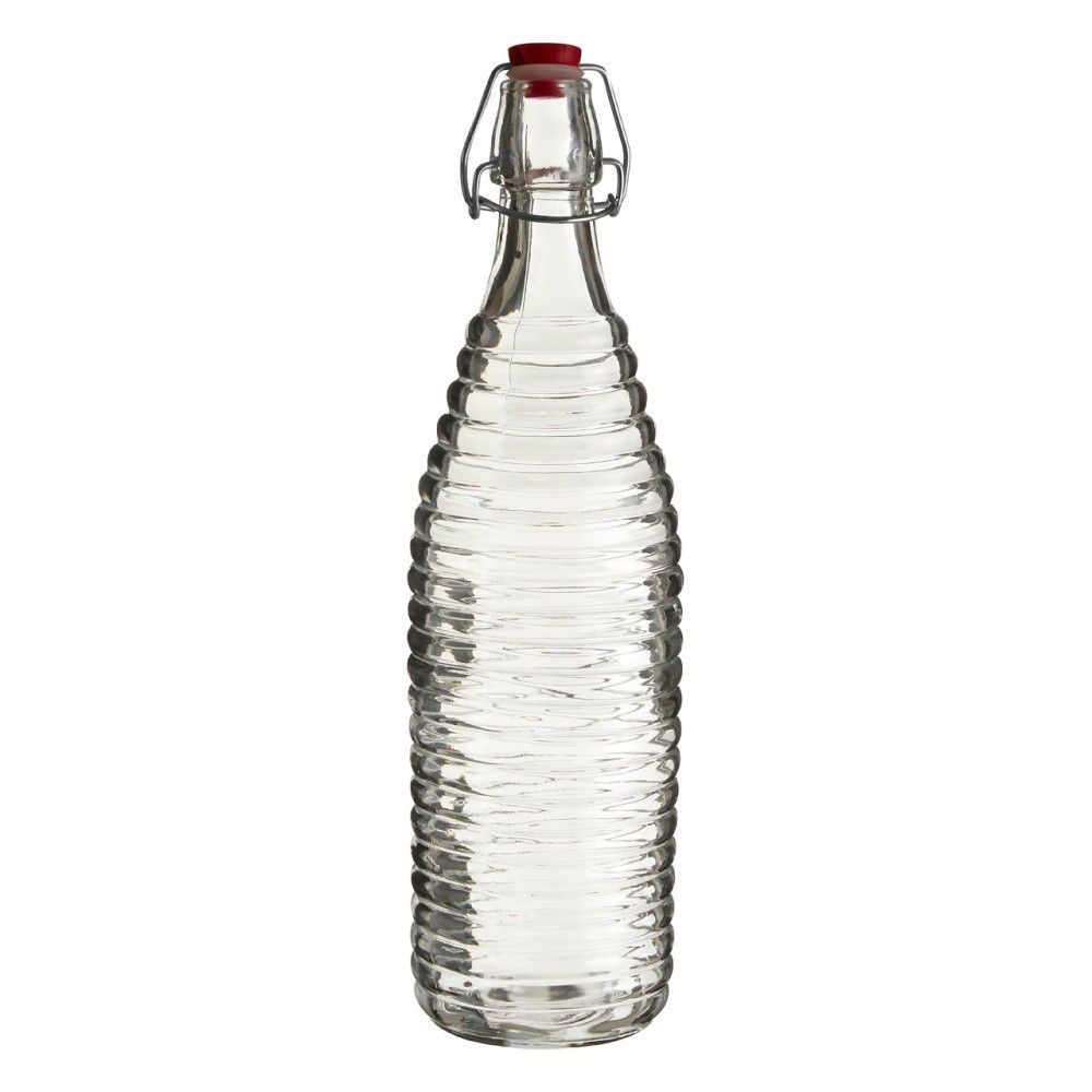 Skleněná lahev Premier Housewares Clip, výška 32 cm - Bonami.cz