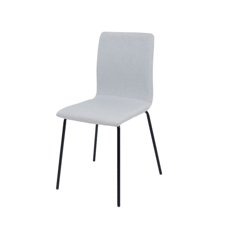 Jídelní židle, světle šedá / černá, RENITA 0000206718 Tempo Kondela - DEKORHOME.CZ