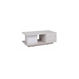 Gib meble konferenční stolek DENVER barevné varianty bílá lesklá / dub bílý