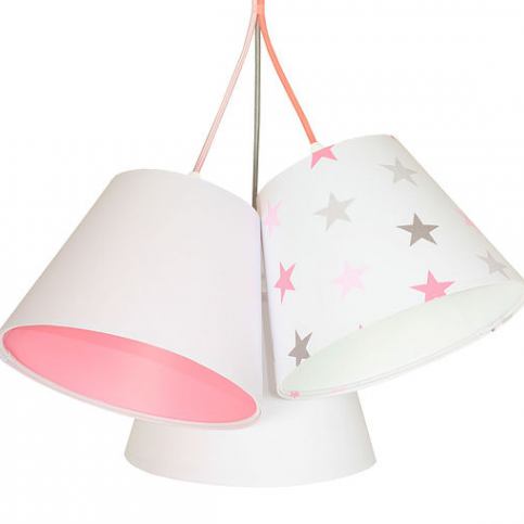 Svítidlo pink stars závěsné - Homedesign-shop.com