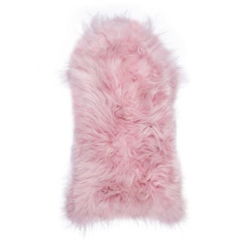 Světle růžová ovčí kožešina s dlouhým chlupem Arctic Fur Ptelja, 100 x 55 cm - Bonami.cz