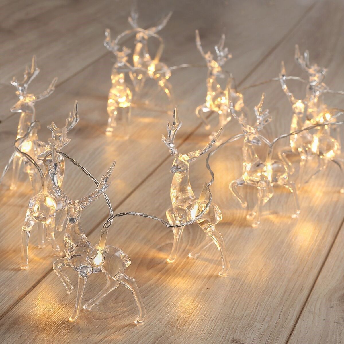 LED světelný řetěz ve tvaru sobů DecoKing Deer, 10 světýlek, délka 1,65 m - 4home.cz