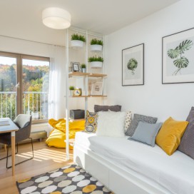 Obývací pokoj - Vzorový byt | Jinonická Rezidence