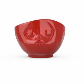 Červená porcelánová líbající miska 58products