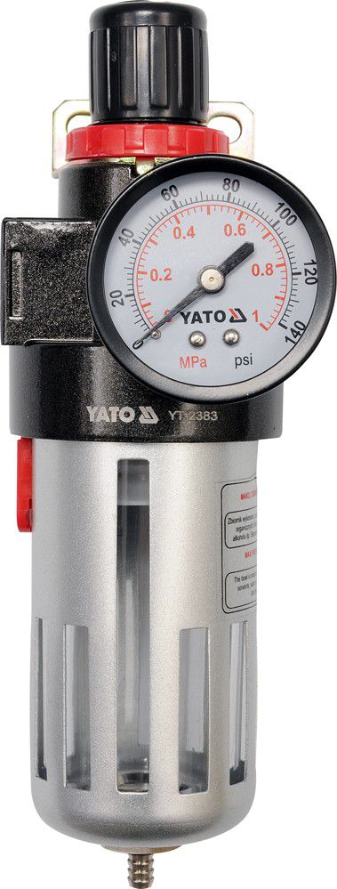 Cattara Regulátor tlaku vzduchu 1/2\", max. 0,93MPa, s filtrem (90ccm) - Kokiskashop.cz