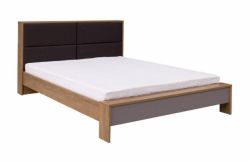 Maridex postel LATIKA barevné varianty šedá / dub burgundský - 