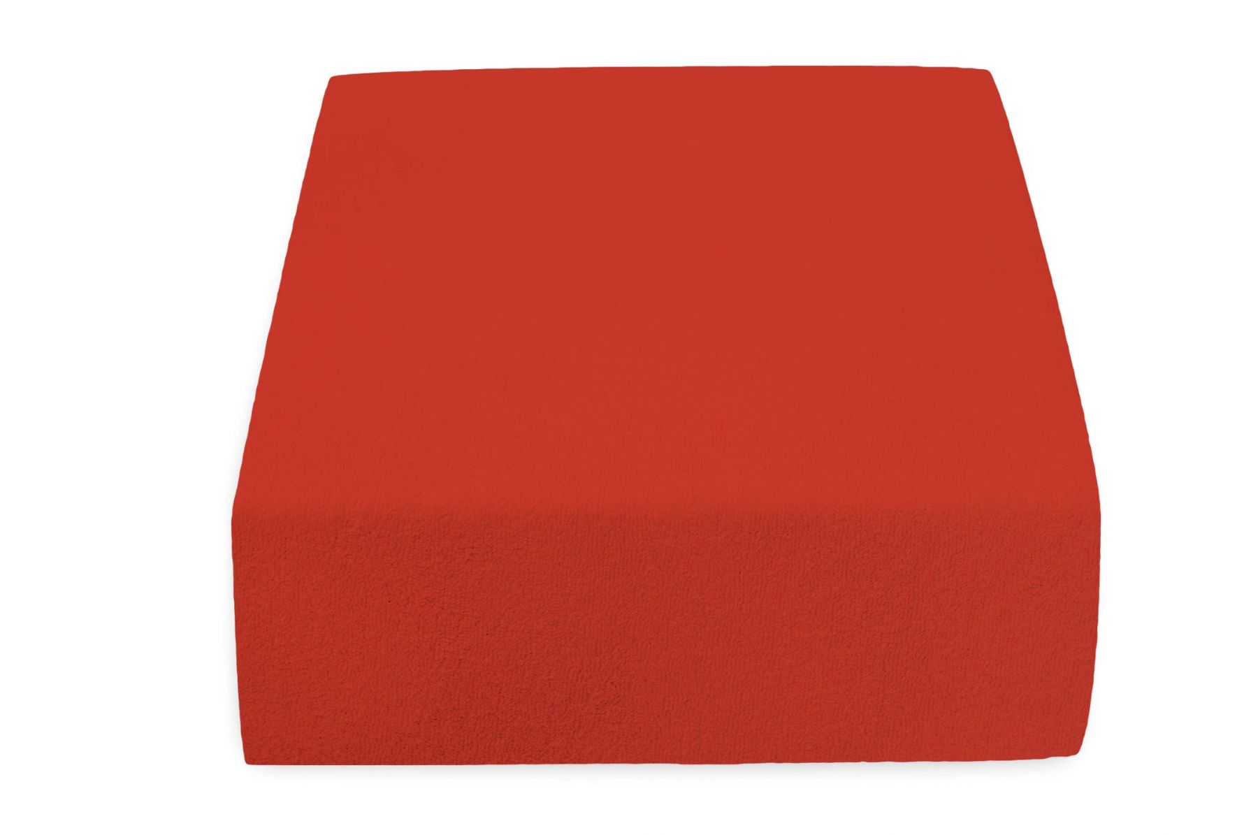 Froté prostěradlo červené 180x200 cm Gramáž (hustota vlákna): Lux (190 g/m2) - Výprodej Povlečení