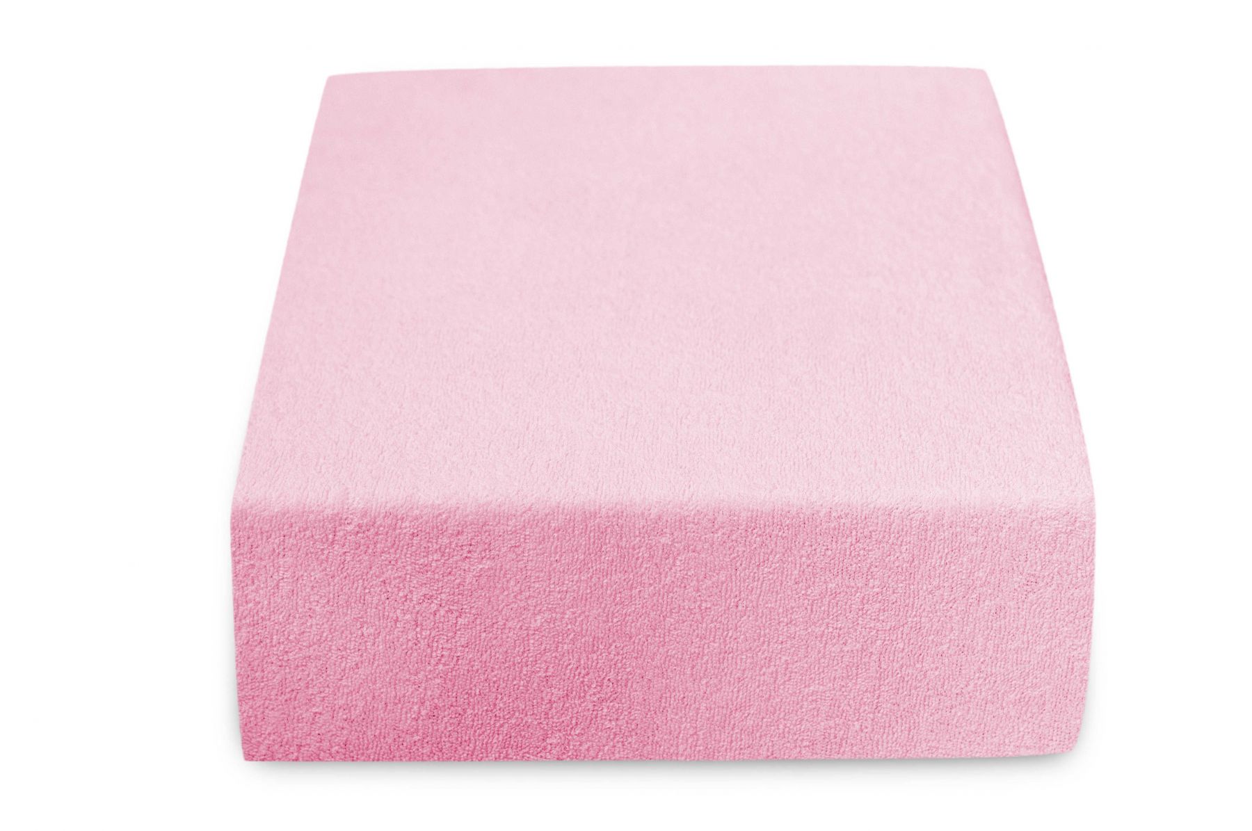 Froté prostěradlo růžové 180x200 cm Gramáž (hustota vlákna): Lux (190 g/m2) - Výprodej Povlečení