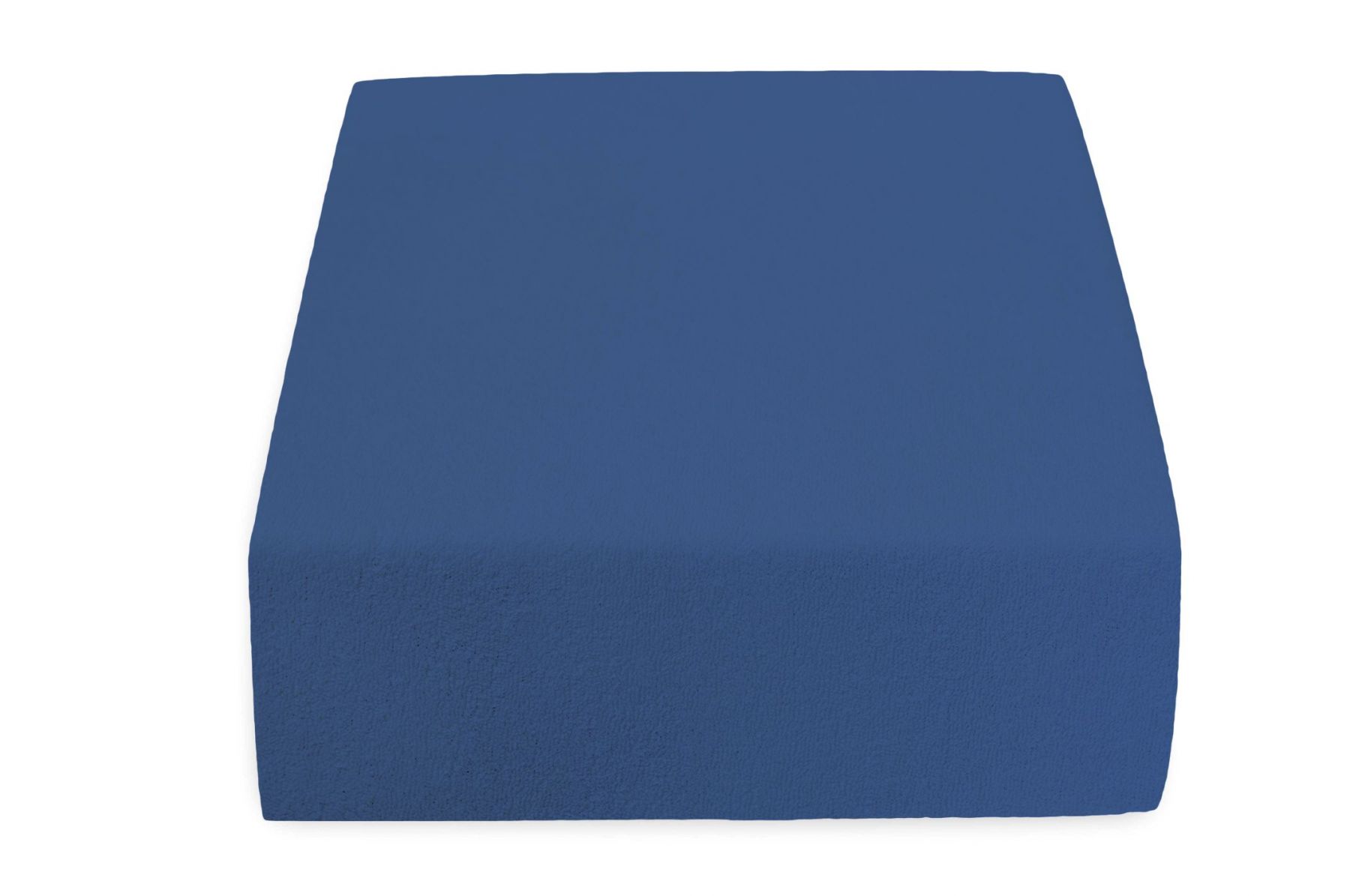 Froté prostěradlo tmavě modré 180x200 cm Gramáž (hustota vlákna): Lux (190 g/m2) - Výprodej Povlečení