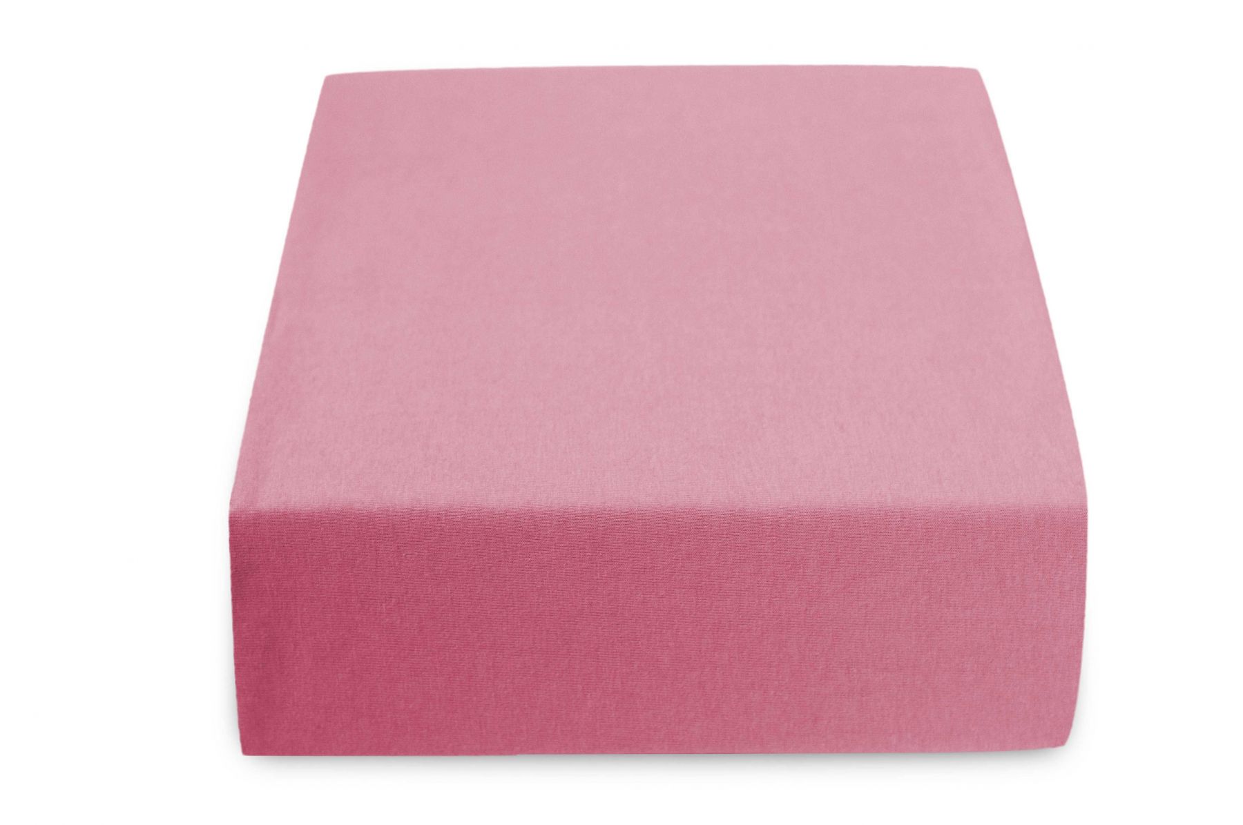 Jersey prostěradlo růžové 90 x 200 cm Gramáž (hustota vlákna): Lux (190 g/m2) - Výprodej Povlečení
