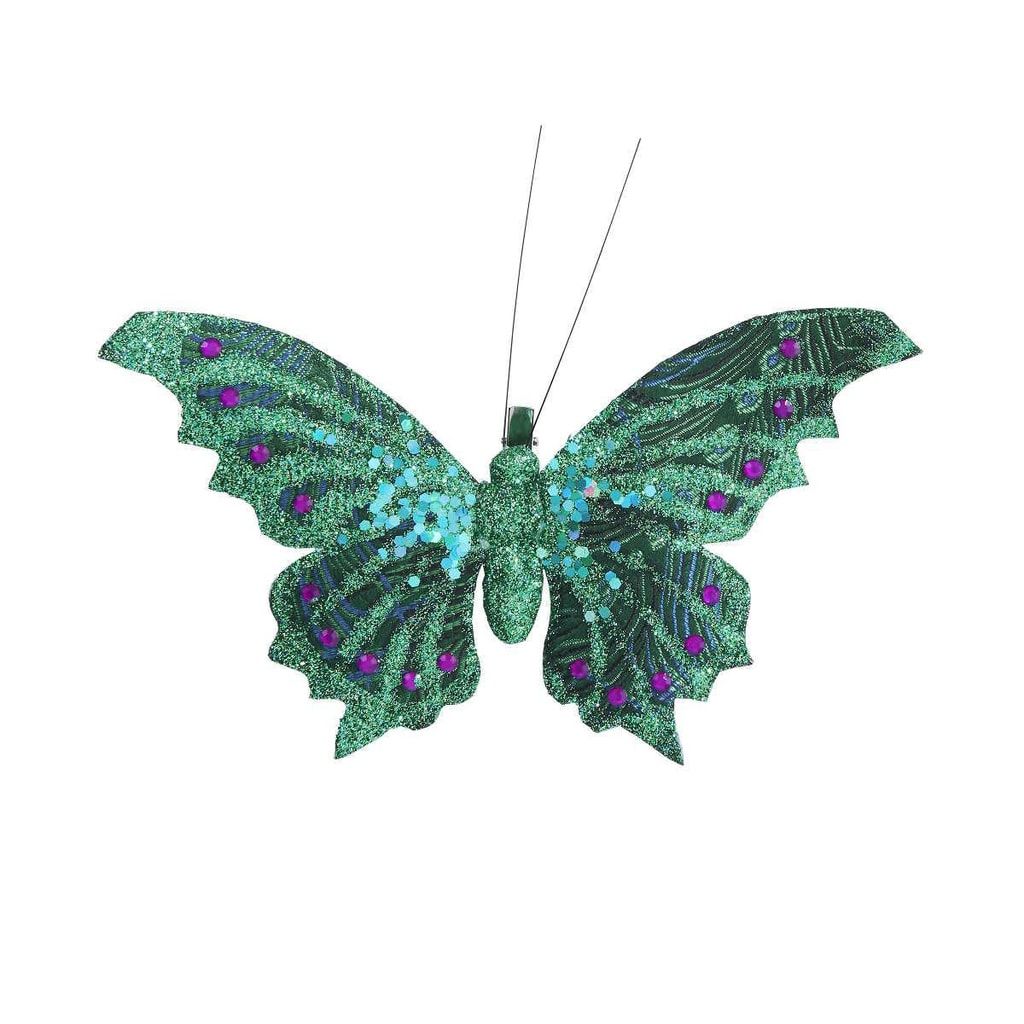 PEACOCK Motýl s klipem 18 cm - Butlers.cz