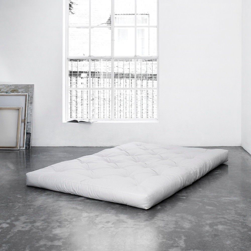 Bílá středně tvrdá futonová matrace 180x200 cm Coco Natural – Karup Design - Bonami.cz