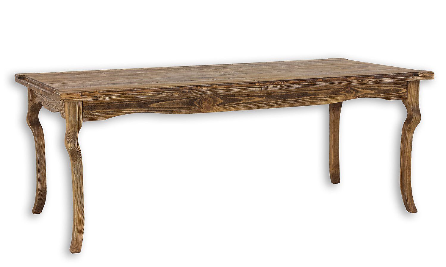 Dřevěný stůl 90x160 rustikální LUD 01 - K09 přírodní borovice - Nábytek Harmonia s.r.o.