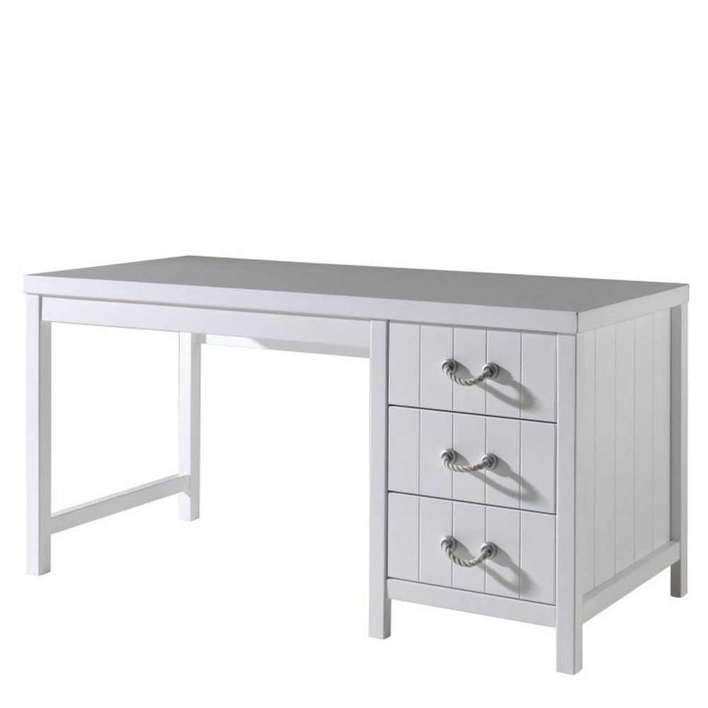 Bílý lakovaný pracovní stůl Vipack Lewis 150 x 70 cm - Bonami.cz
