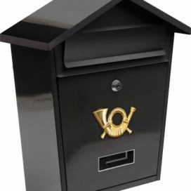 Vorel Poštovní schránka se stříškou - černá
