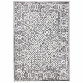 NORTHRUGS - Hanse Home koberce Kusový koberec Twin-Wendeteppiche 103116 grau creme – na ven i na doma - 120x170 cm