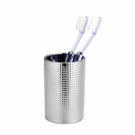 Keramický hrnek na zubní kartáček, koupelnový kontejner s dekorativní povrchovou úpravou - WENKO