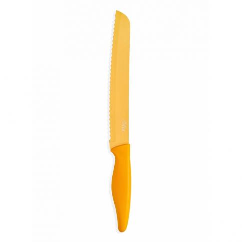 Oranžový nůž na pečivo The Mia, délka 20 cm - Bonami.cz