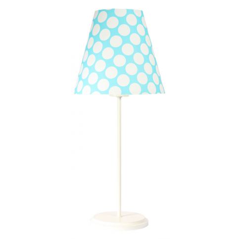 svítidlo blue/white dots stolní - Homedesign-shop.com