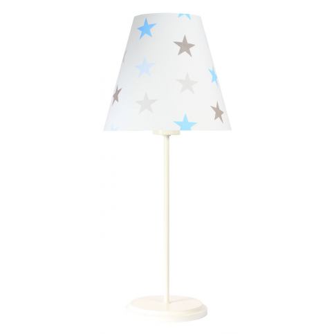 svítidlo grey and blue stars stolní - Homedesign-shop.com